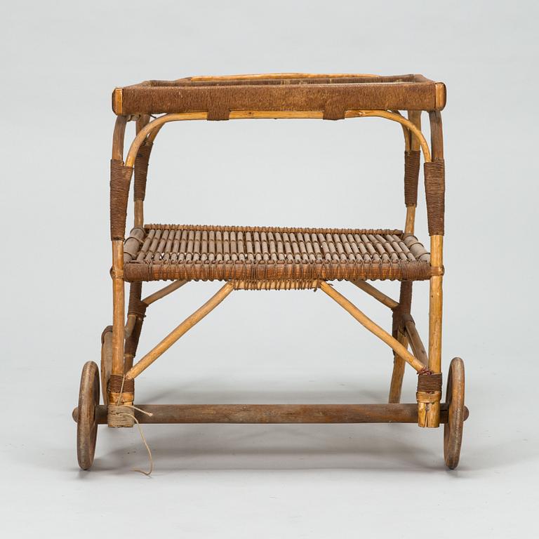 Serveringsvagn, 1900-talets mitt.