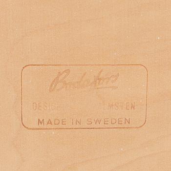 CARL MALMSTEN, sängbord, ett par, "Birgitta", Åfors Möbelfabrik.
