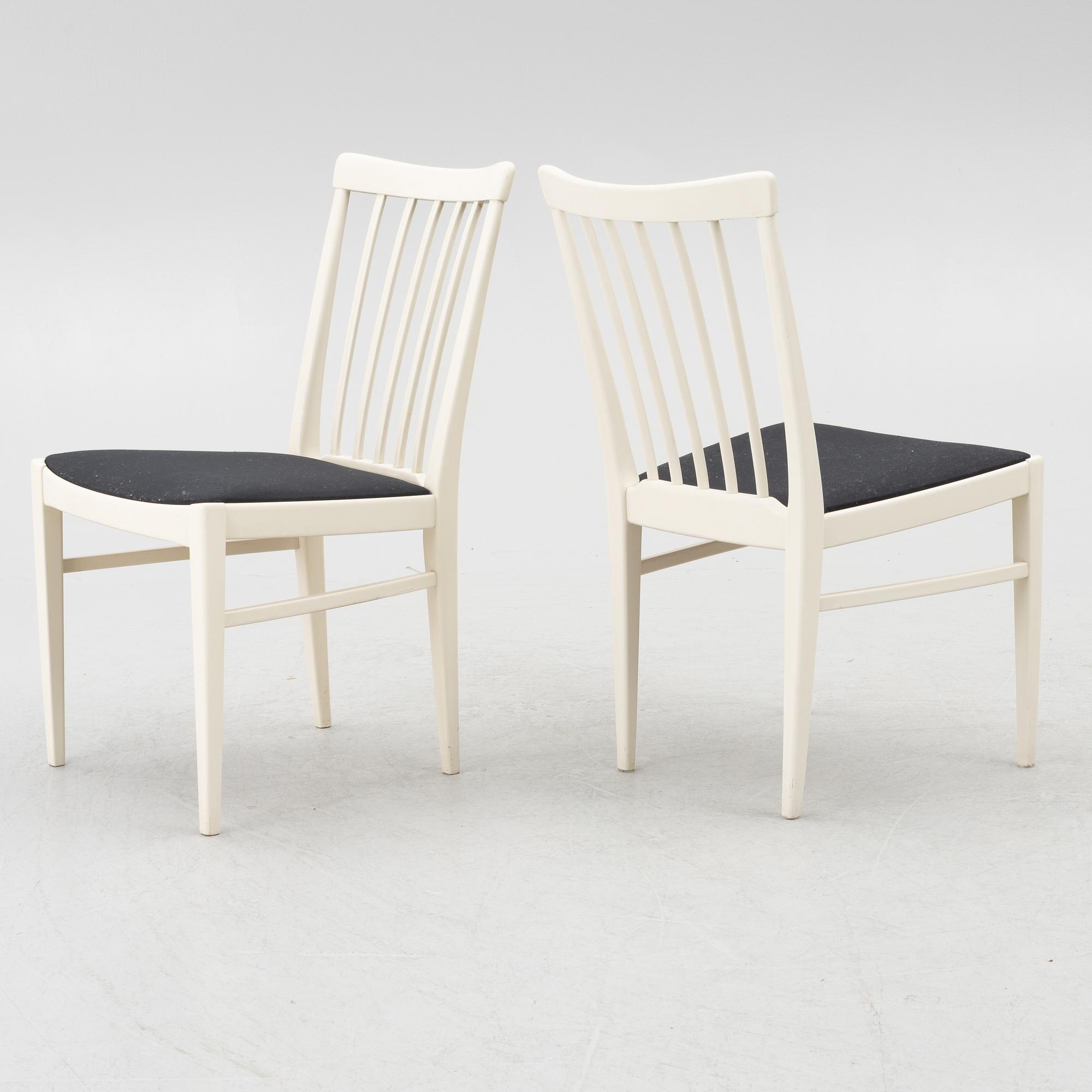Carl Malmsten, chairs, 8 pcs, "Herrgården", Bodafors.
