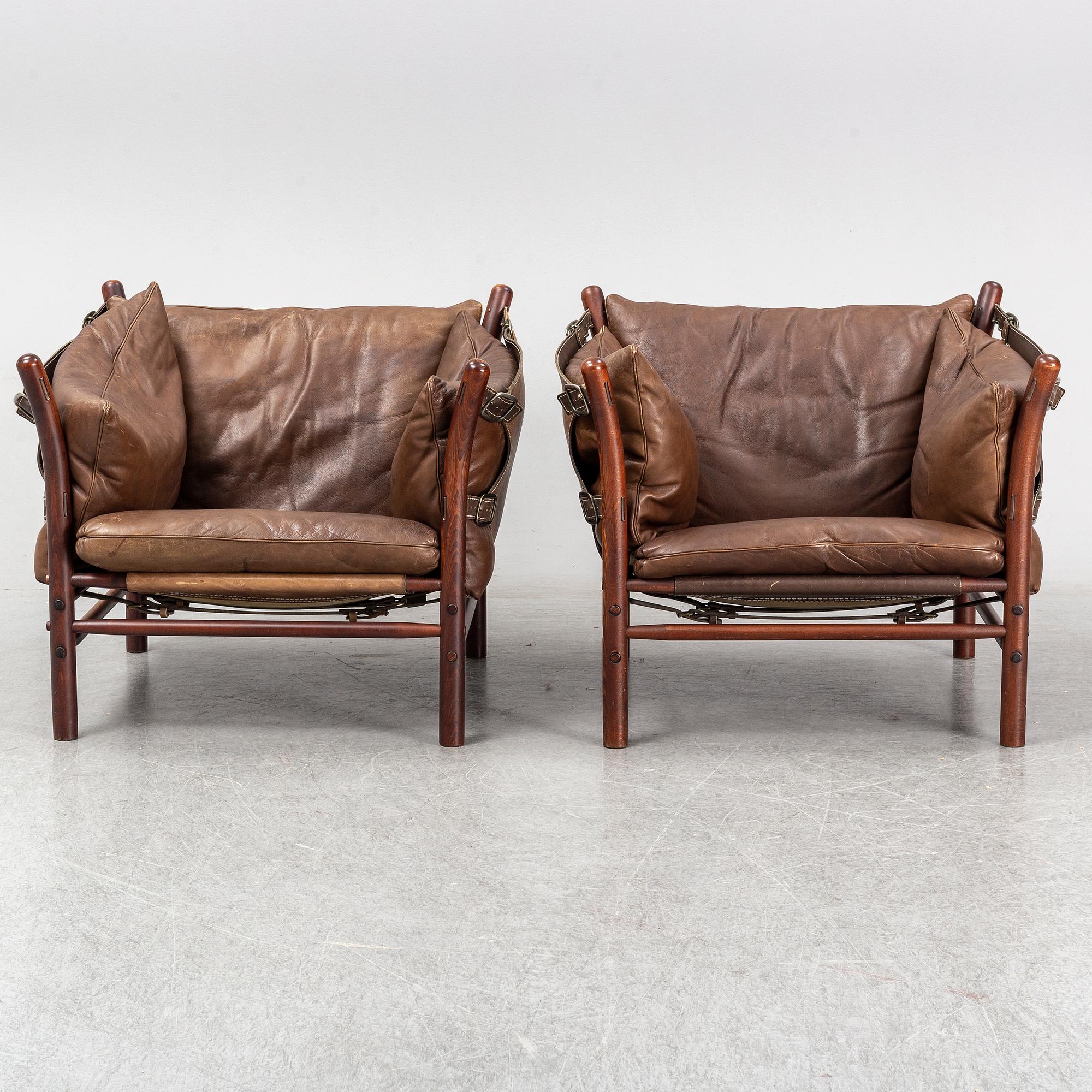 ARNE NORELL, a pair of 'Ilona' easy chairs.