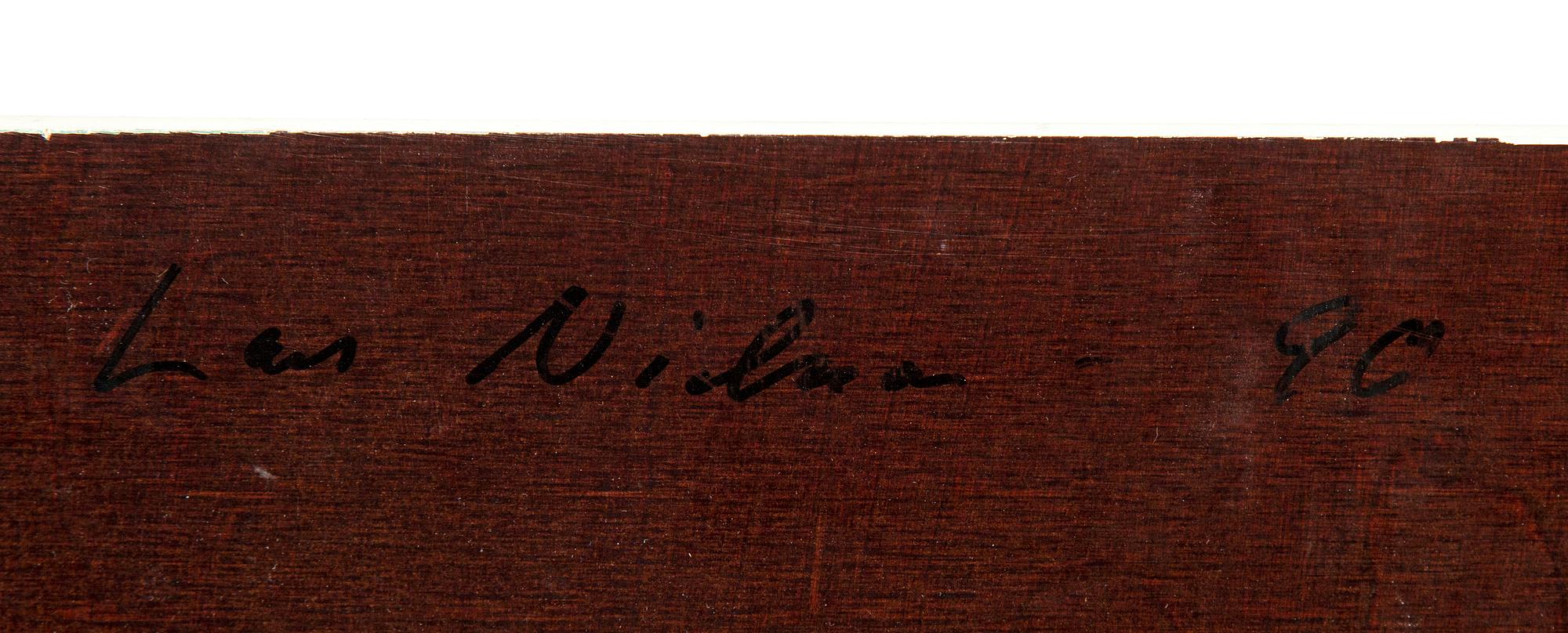 LARS NILSSON, serigrafi mounted on MDF board. Signed and dated -90 on verso.