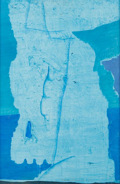 MAX SALMI, oil on board, signed and dated-71.