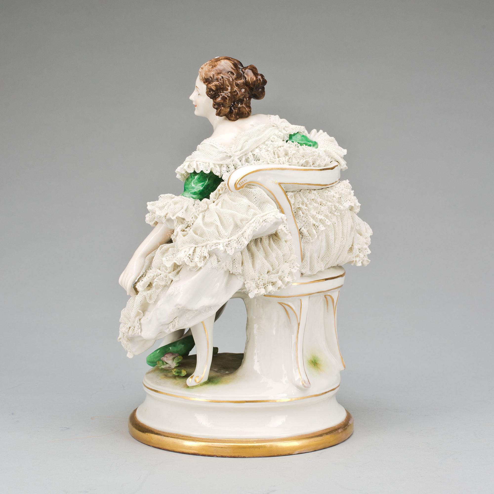 FIGURIN, porslin, Tyskland, 1900-talets första hälft.