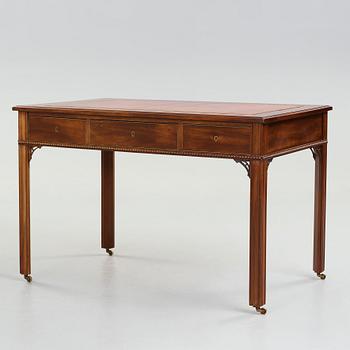 A late Gustavian late 18th century partners desk.