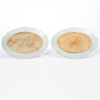 Fat, ett par, porslin, Kina, Qianlong (1736-95).