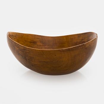 Skål, teak, David Auld, Haiti 1900-talets mitt.