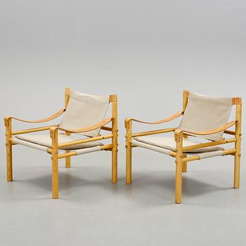 FÅTÖLJER, ett par, "Sirocco", design Arne Norell. 1900-talets andra hälft.