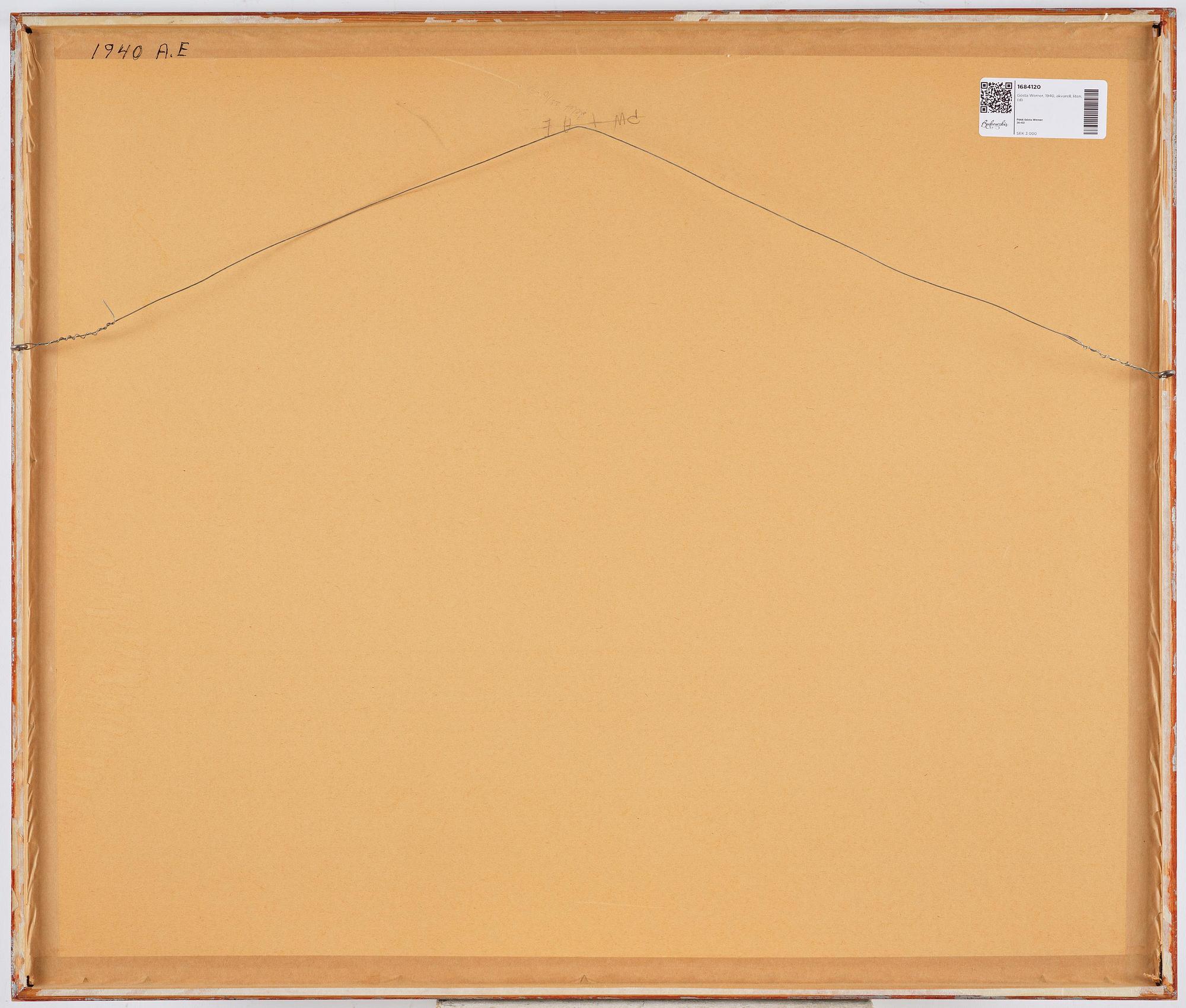 Gösta Werner, Untitled.