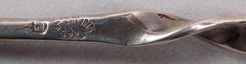 LJUSSLÄCKARE, silver, Mexico, 1900-talets andra hälft.