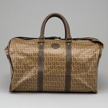 FENDI, 'Zucchino Coated Canvas Duffle Bag'.