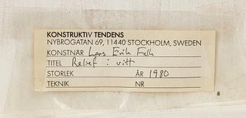 Lars Erik Falk, "Relief i vitt 52".