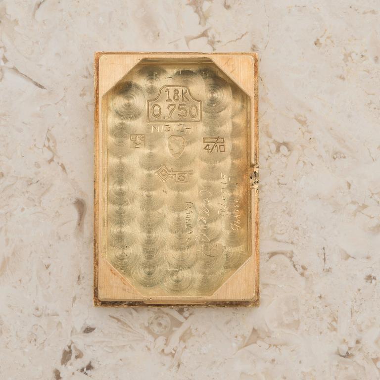 JAEGER-LECOULTRE, "Etrier Hermès",  wristwatch, 23 x 14,5 (34) mm,