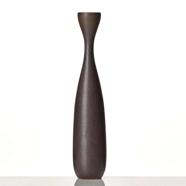 Carl-Harry Stålhane, a unique stoneware vase, Rörstrand, Sweden 1963.