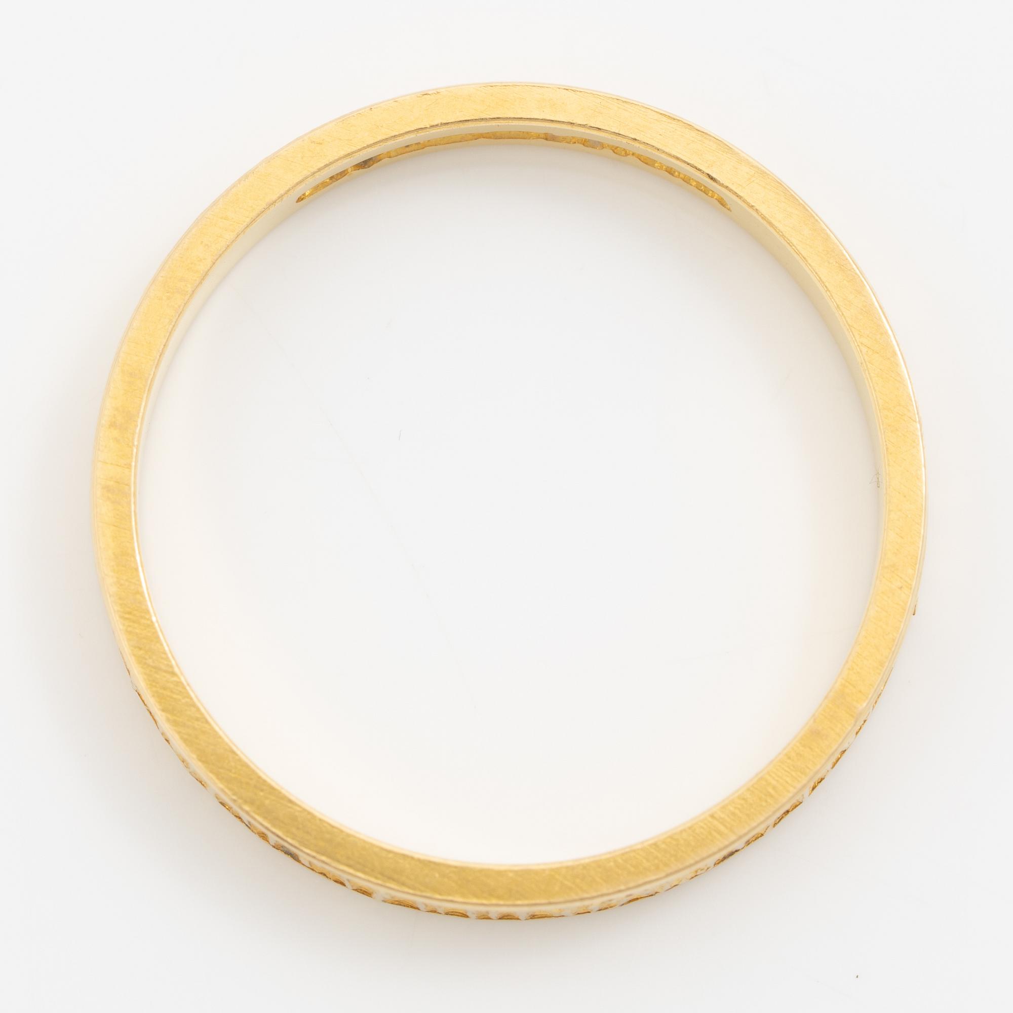 Lapponia, ring 18K gold, Finland 1978.