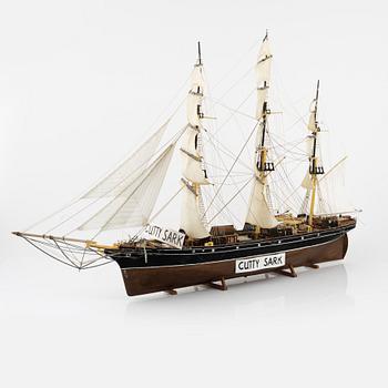 Cutty Sark model ship, latter half of the 20th century.