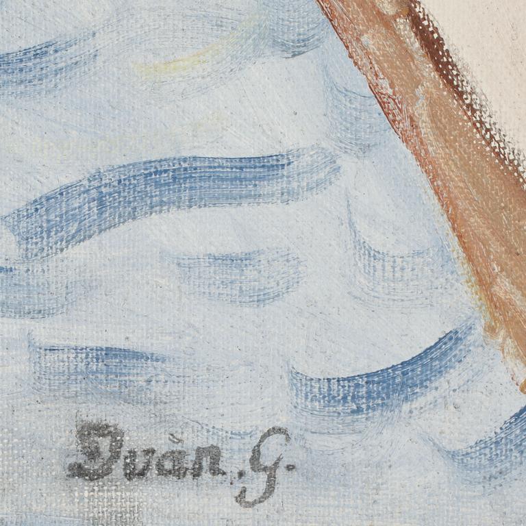 IVÁN GRÜNEWALD, olja på duk, sign.