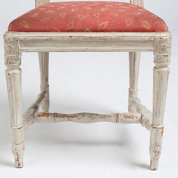 A suite of twelve Gustavian chairs by M. Lundberg the Elder (master 1774-1812).