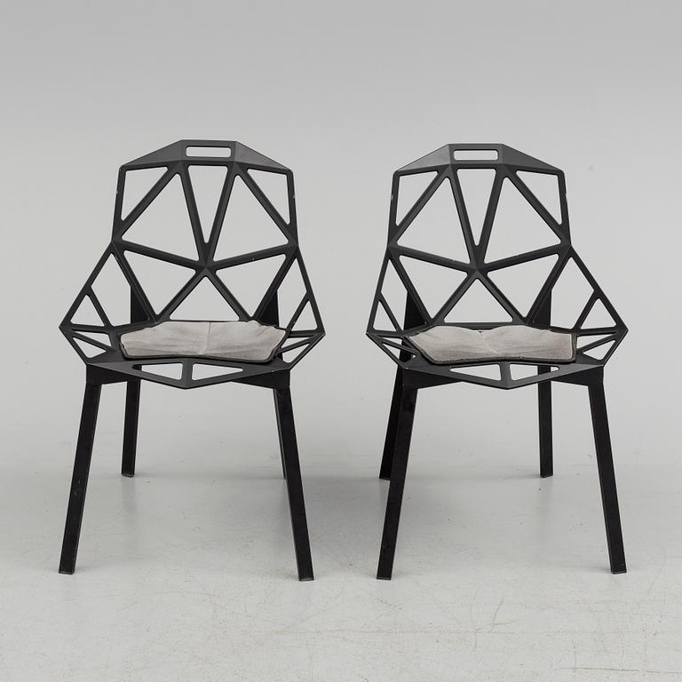 STOLAR, 8 st, "Chair one", Konstantin Grcic, Magis, Italien, 2000-tal.