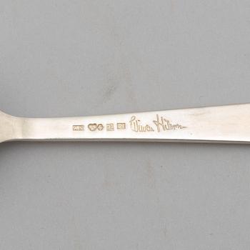 Wiwen Nilsson, a set of 32 pcs of luncheon silver flatware, Lund, Sweden 1956-69.