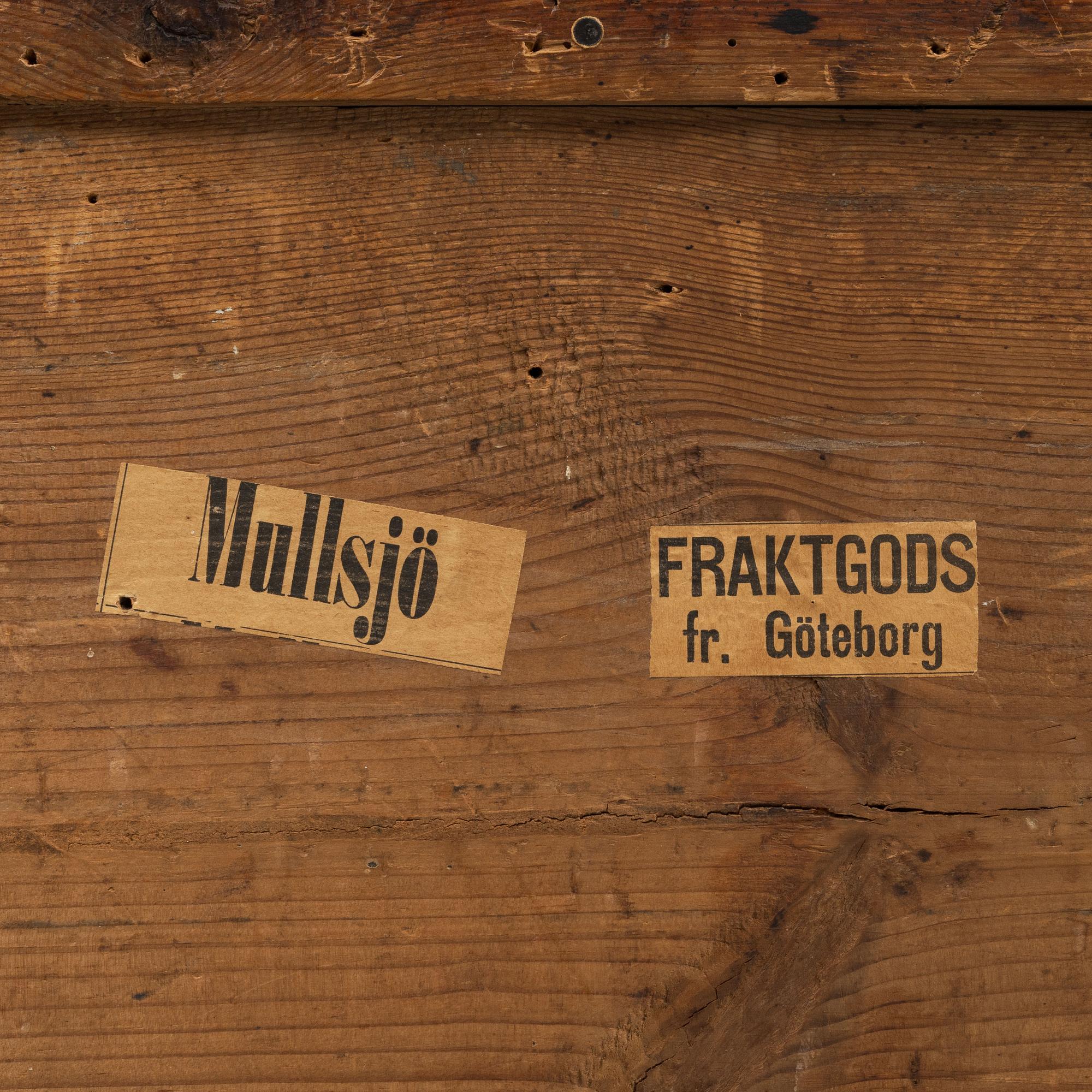 Byrå, tillskriven Jonas Westring (snickarmästare i Gränna 1798-1828), Gustaviansk.