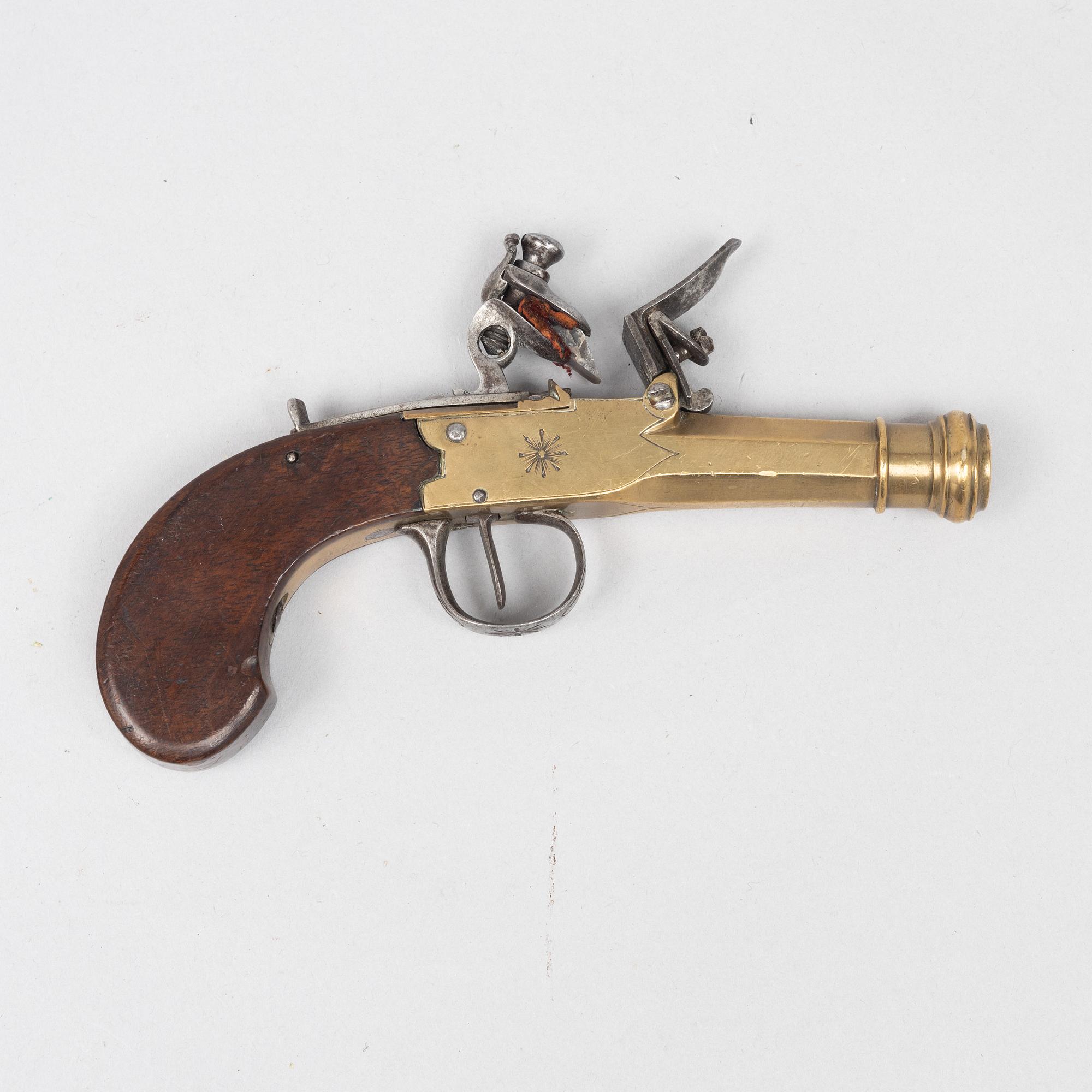 Pistols 3 pcs, 19th century.