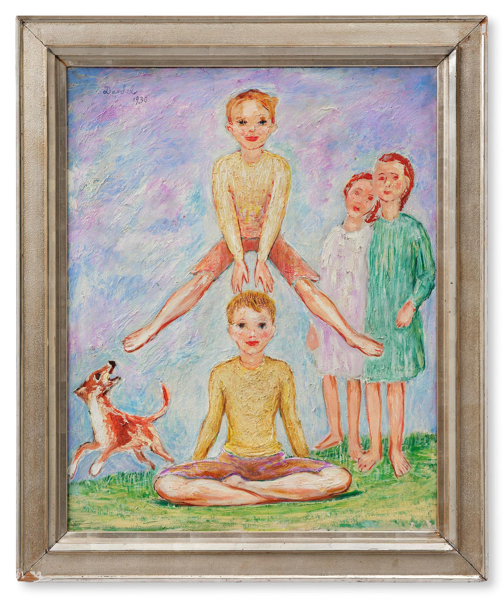 Nils von Dardel, "Hoppa bock".