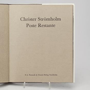 BOK, "Poste Restante", Christer Strömholm, PA Norstedt & Söners Förlag Stockholm 1967.