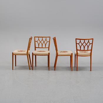 Carl-Axel Acking, 4 chairs, for the Craft Association, cabinetmaker Carl Bergsten.