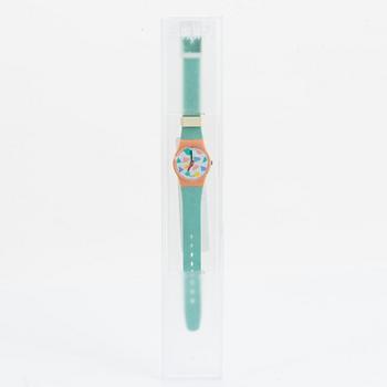 Swatch, Blue Lolly, wristwatch, 25 mm.