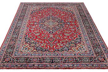 A carpet, Kashan, c. 334 x 250 cm.
