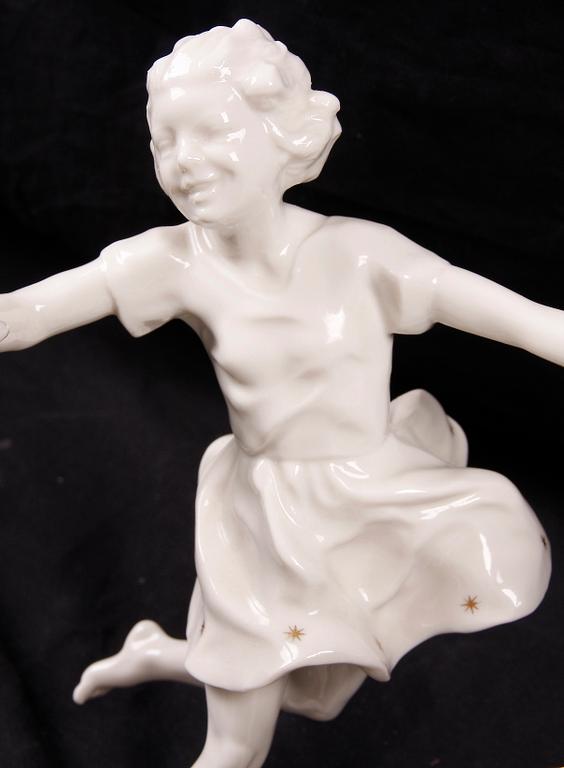 FIGURIN, porslin, Hutchenreuther. 1900-talets andra hälft.