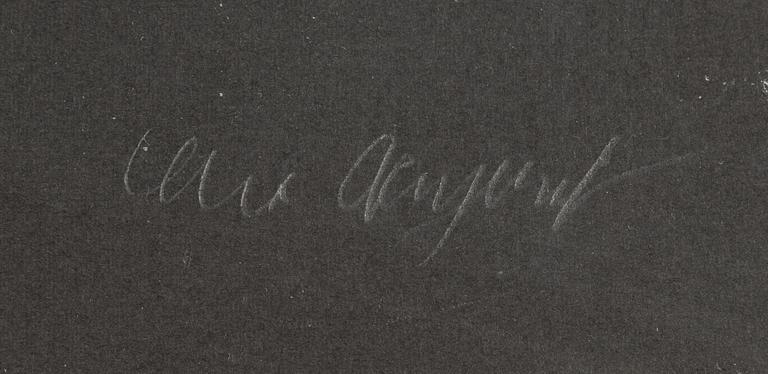 Lena Cronqvist, litografi, signerad 12/40.