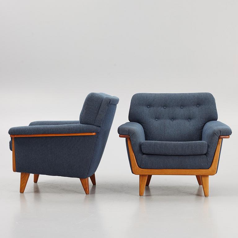 Andersson Brothers, Armchairs, a pair, mid-20th century.