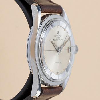 Universal Genève, Polerouter Date, "Crosshair" Dial, ca 1963.