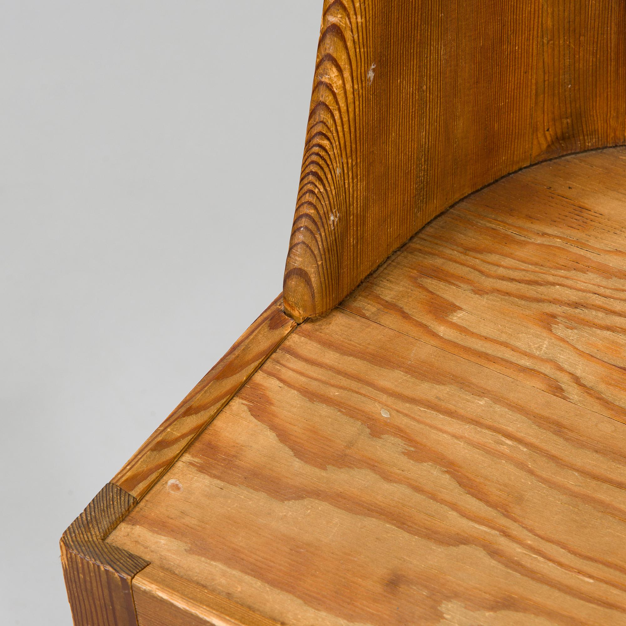 Axel Einar Hjorth, Two 1930s 'Lovö' chairs for Nordiska Kompaniet.