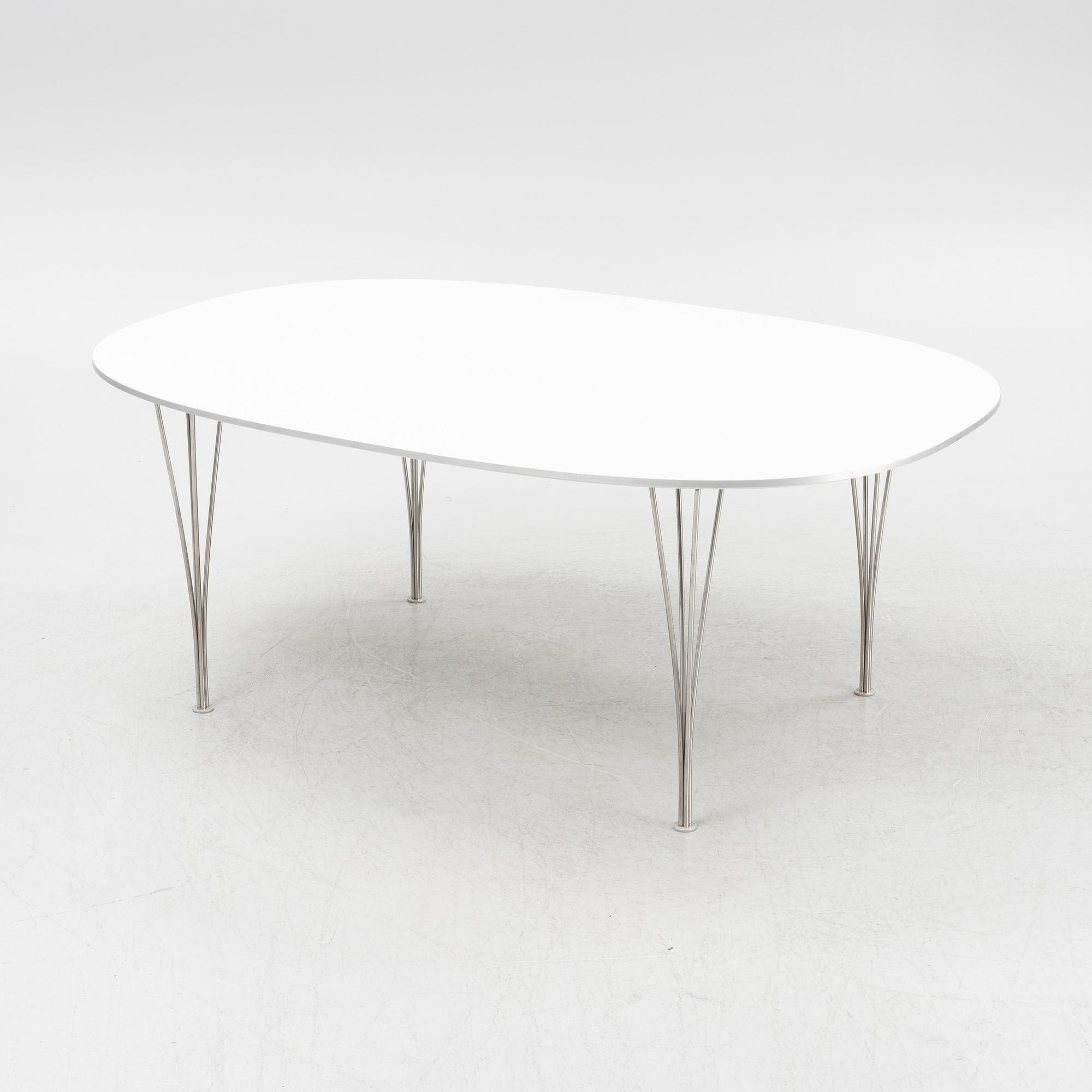 Bruno Mathsson & Piet Hein, matbord, "Superellips", Fritz Hansen.