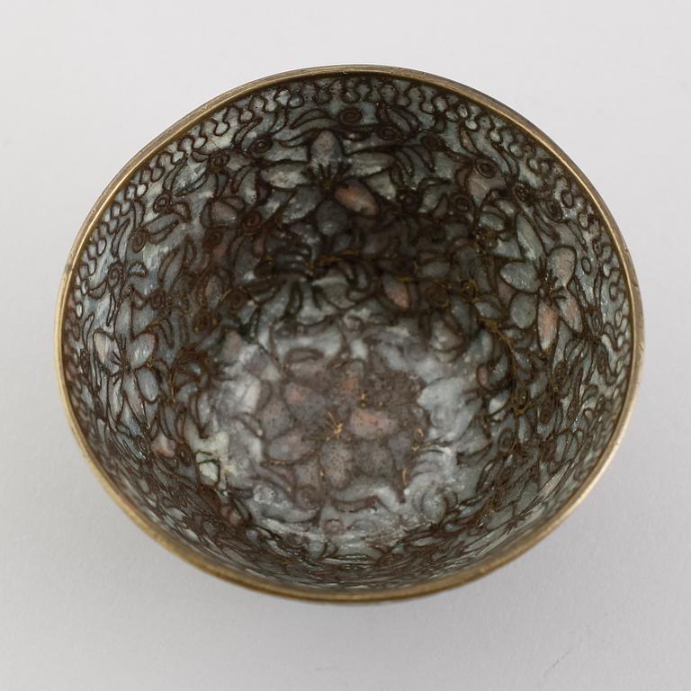 SKÅL, emaljarbete, sannolikt Europa, 1900-tal.