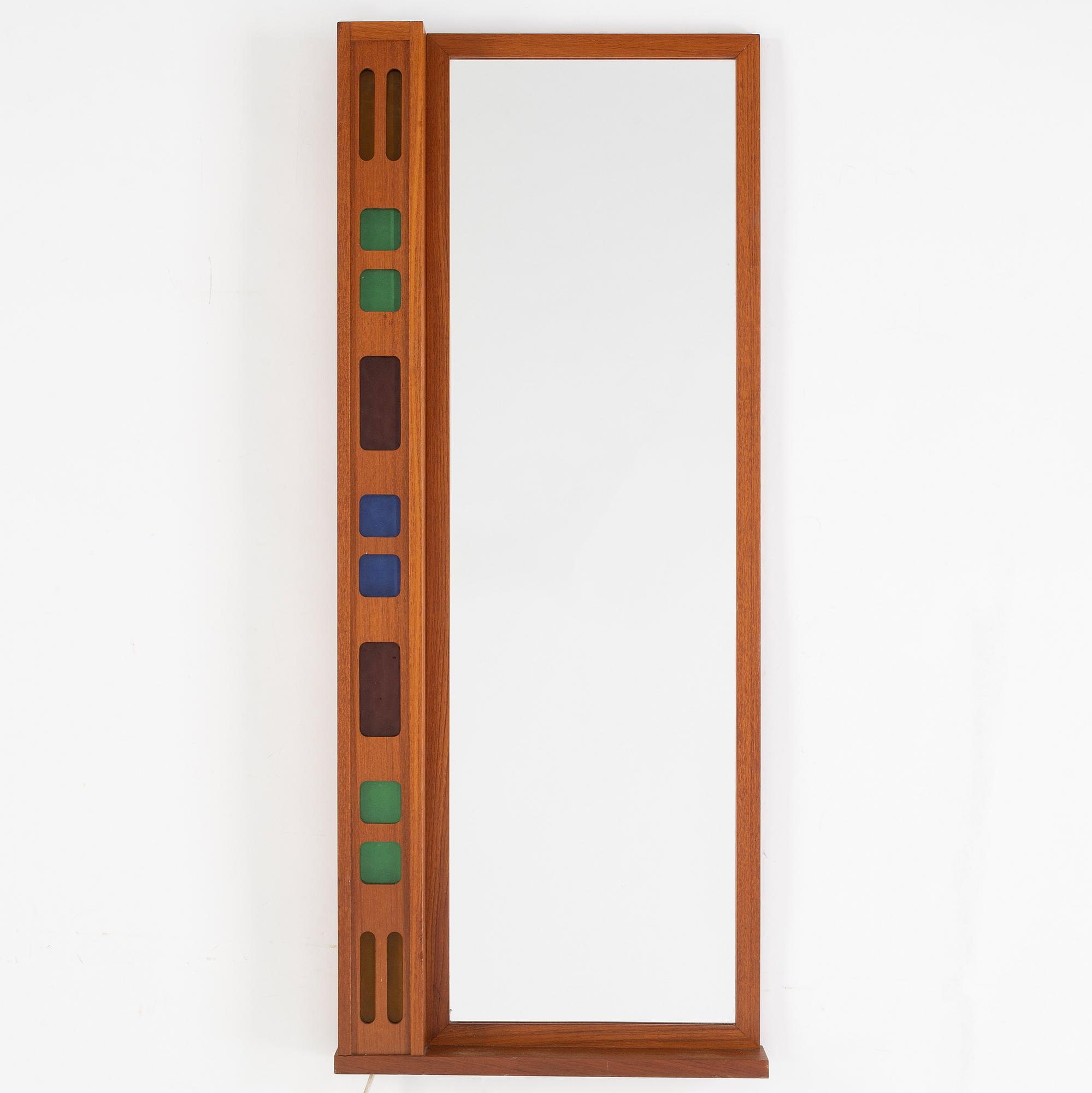 A teak mirror from Eriksmålaglas, 1960's.