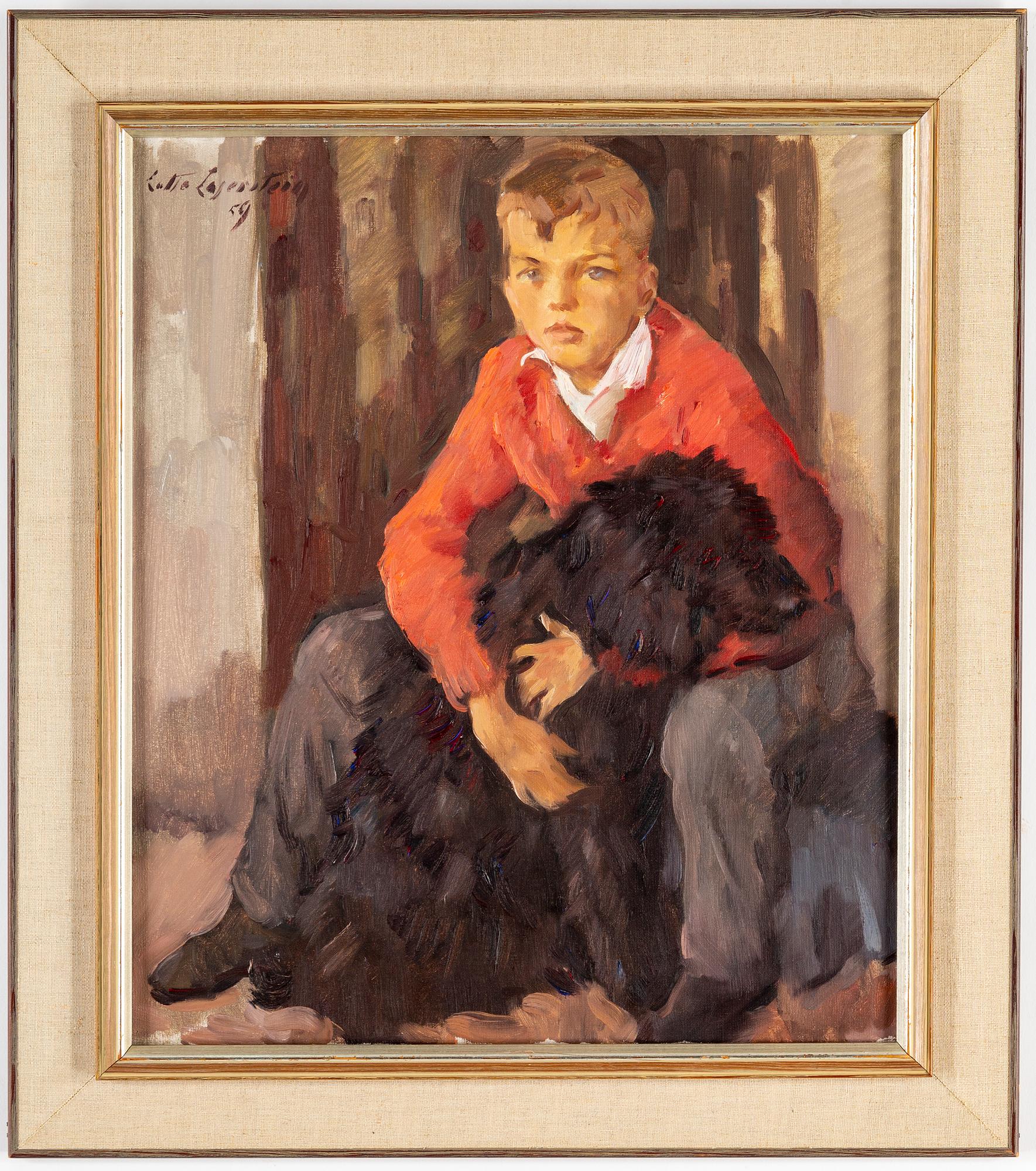 LOTTE LASERSTEIN, oil on canvas, signed and dated -59.