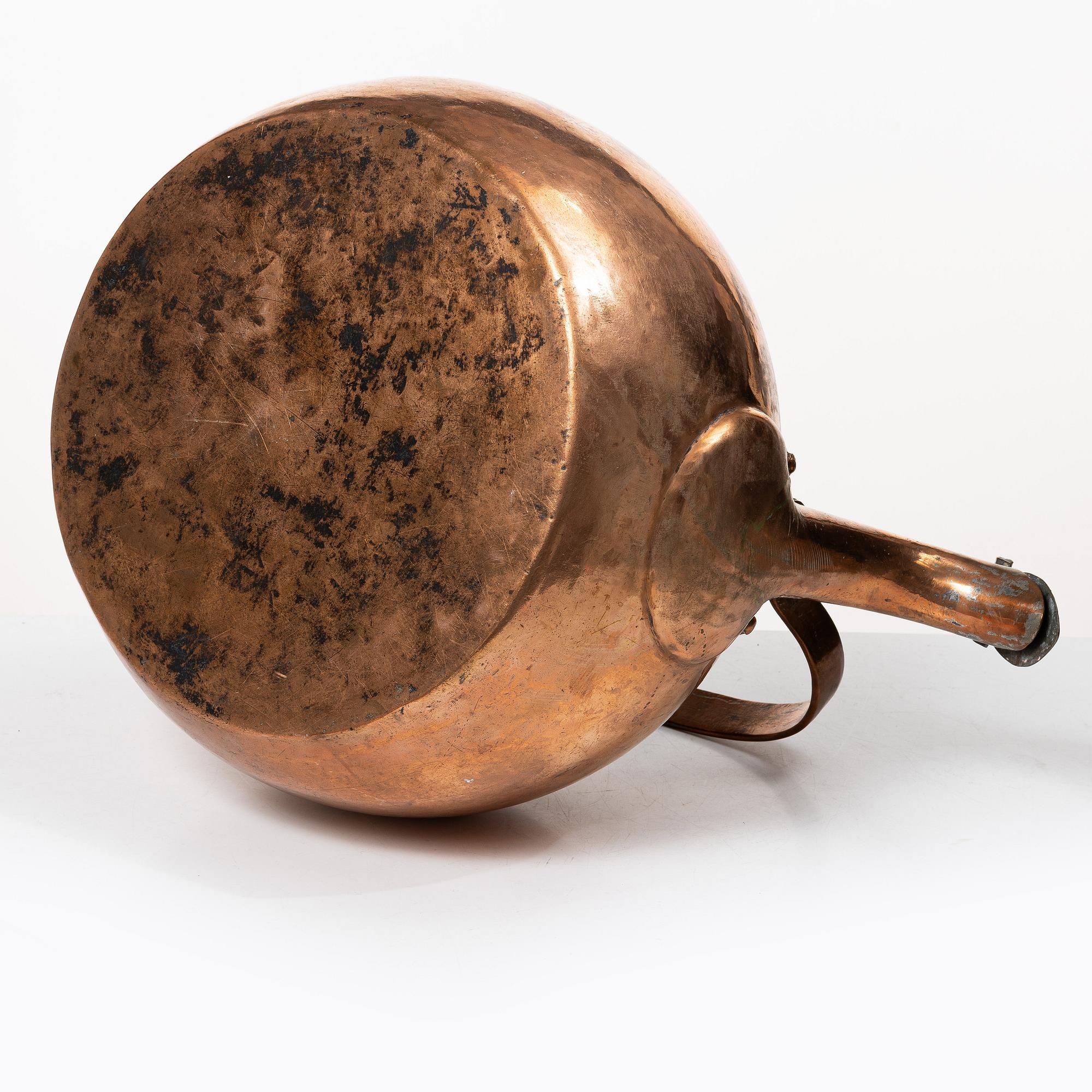 Kaffekanna, koppar, 1700-tal, Möjligen Dalarna.