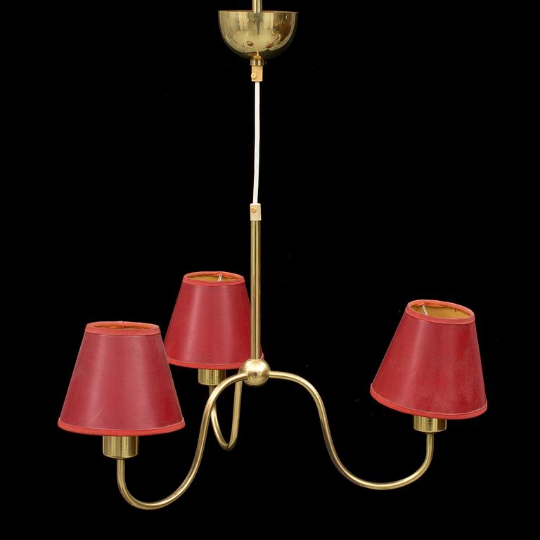 TAKLAMPA, mässing, nr 2479, Josef Frank, Firma Svenskt Tenn. Höjd ca 37 cm.
