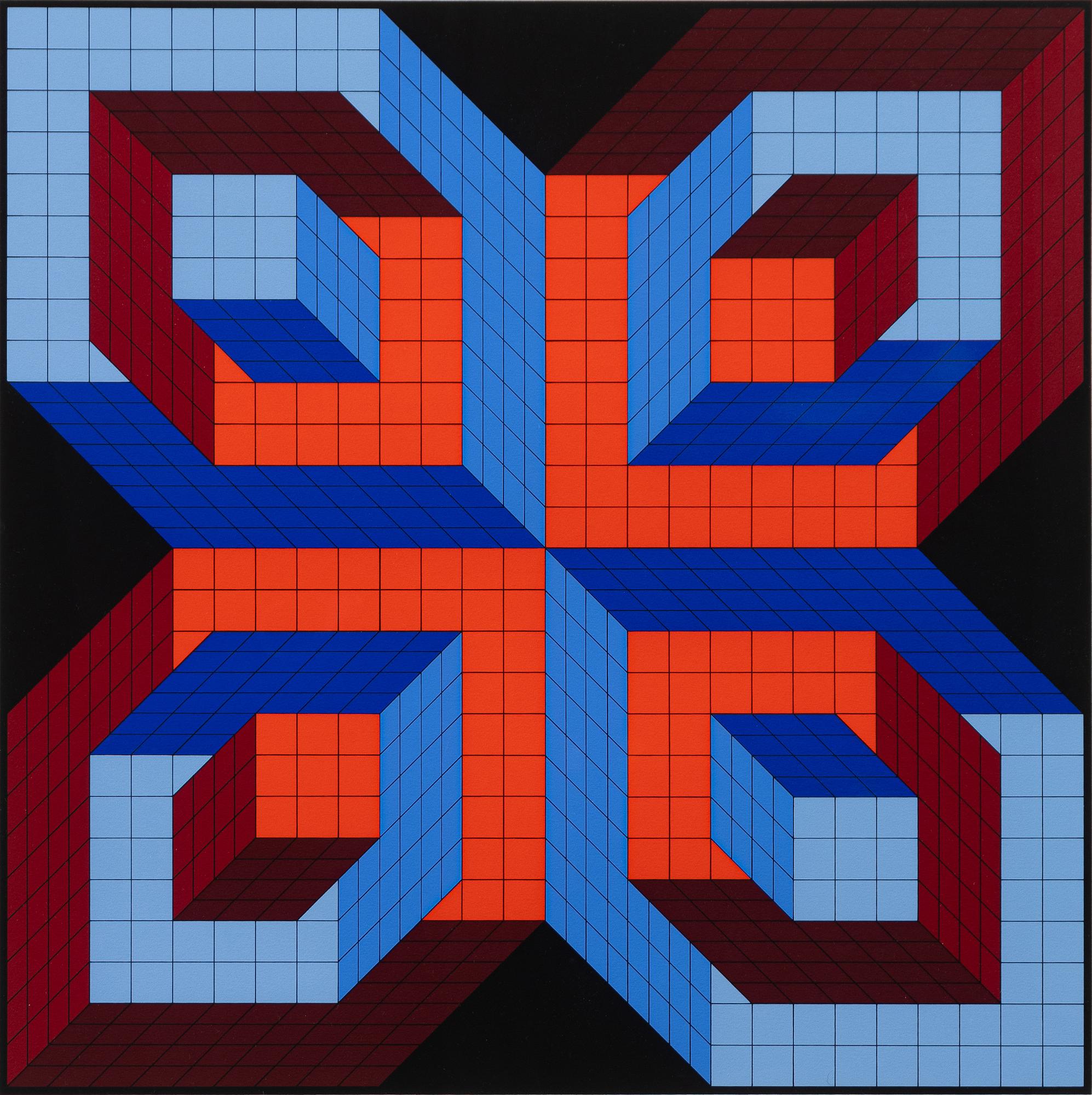 Victor Vasarely, Untitled from: "Jalons".
