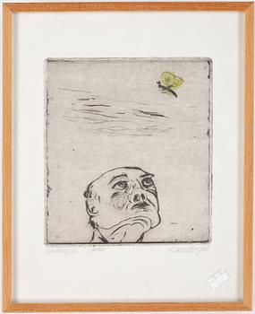 Hans Wigert · HANS WIGERT, etsning, provtryck. Signerad.