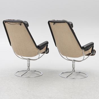 Bruno Mathsson, fåtöljer, ett par, Jetson, Dux, 2000-tal.