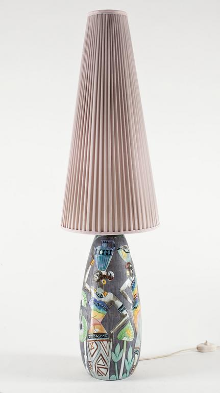 BORDSLAMPA, Tilgmans Keramik, sign o dat 1960.