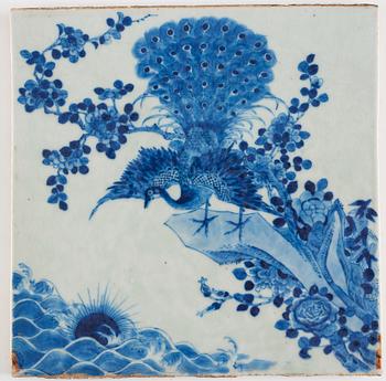 A Chinese six fold screen, Qing dynasty, 19th Century.