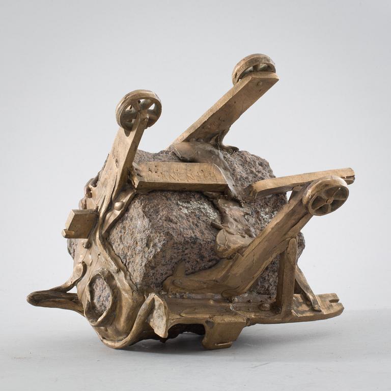 OKÄND KONSTNÄR, skulptur. Signerad AA.L.N daterad 74.