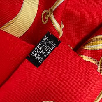 Hermès, scarf, "Mors & Gourmettes".