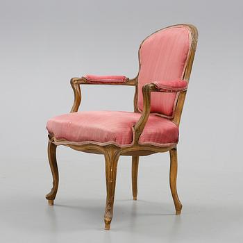 KARMSTOL, Louis XV-stil, 1900-talets början.
