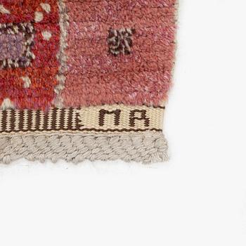 Marianne Richter, a carpet, 'Mosaik', knotted pile, c 220 x 138 cm, signed AB MMF MR.